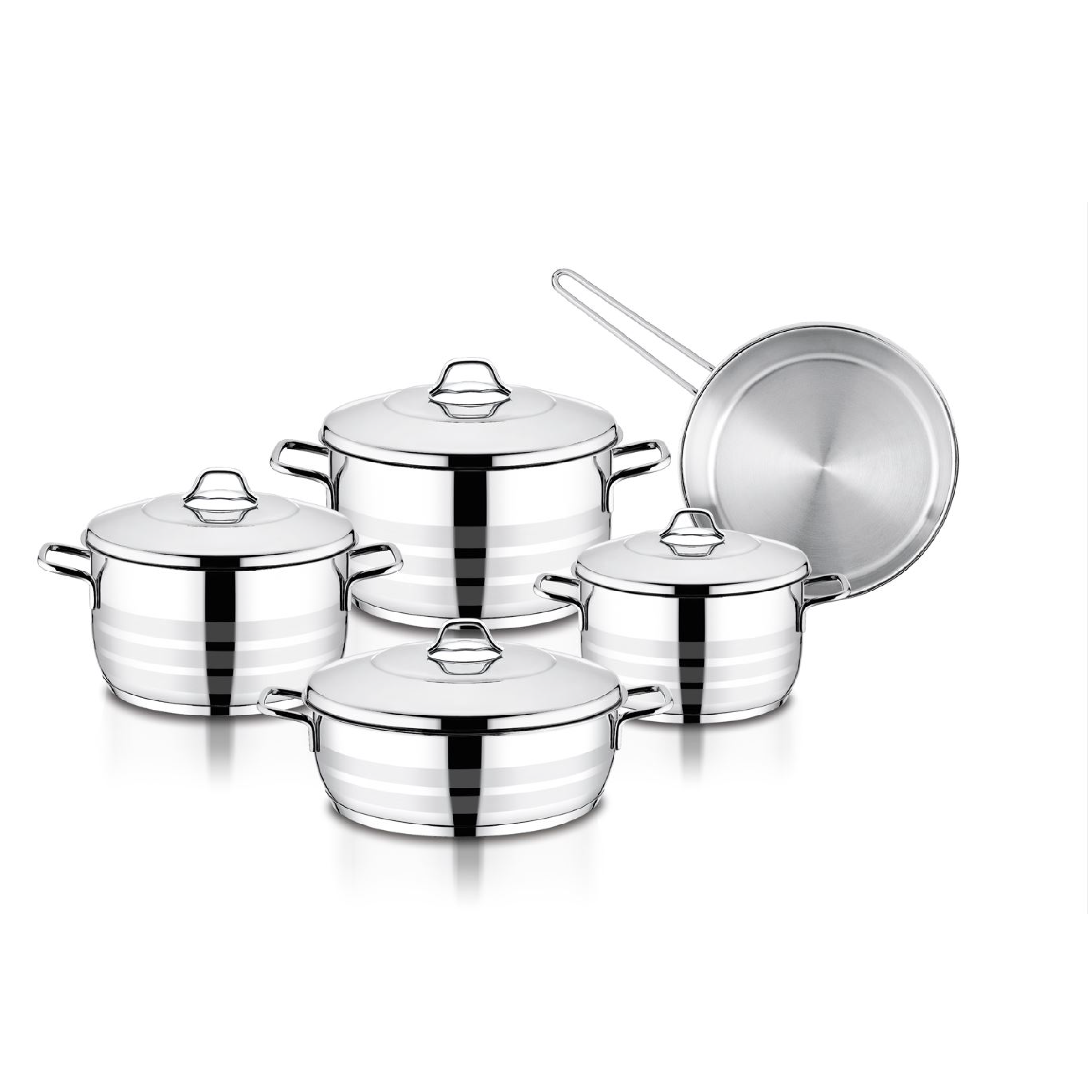 Vivaldi Stainless Steel Aster Set of 9 PCS