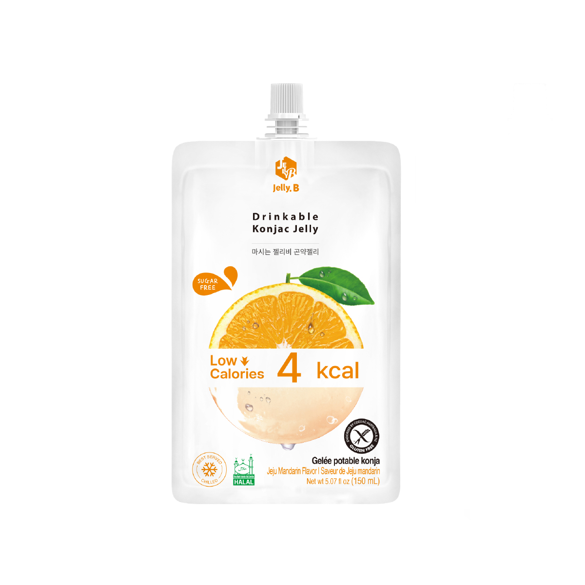 Jelly.B Drinkable Konjac Jelly Mandarin 150 ml